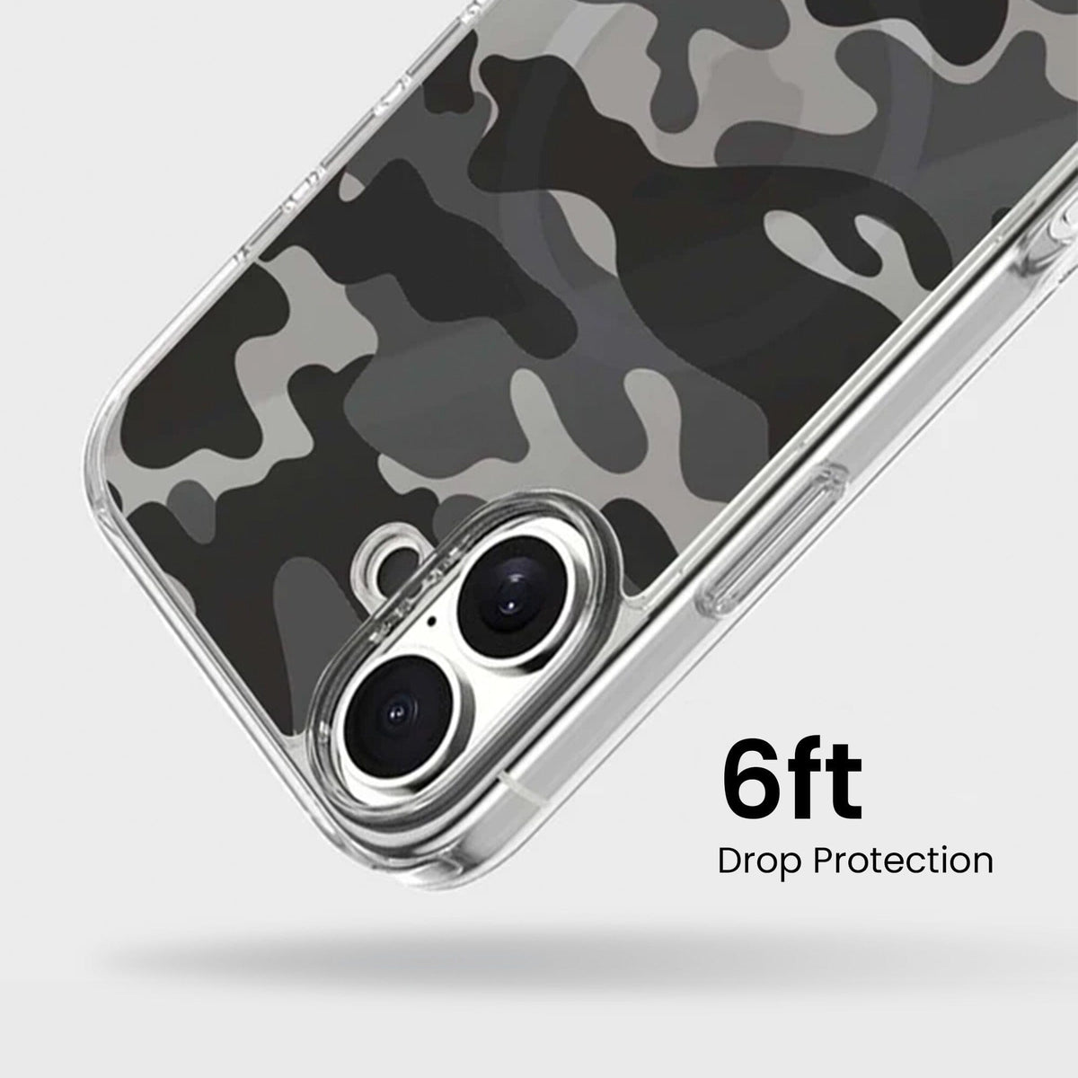 iPhone 16 Case With MagSafe - Black Camo