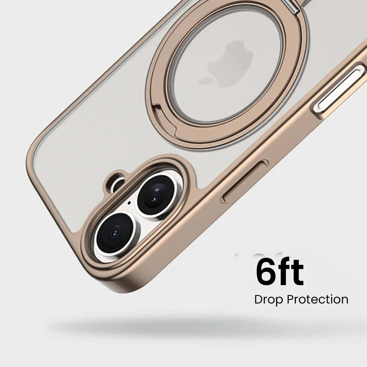 iPhone 16 Frost Case with 360 MagSafe Kickstand