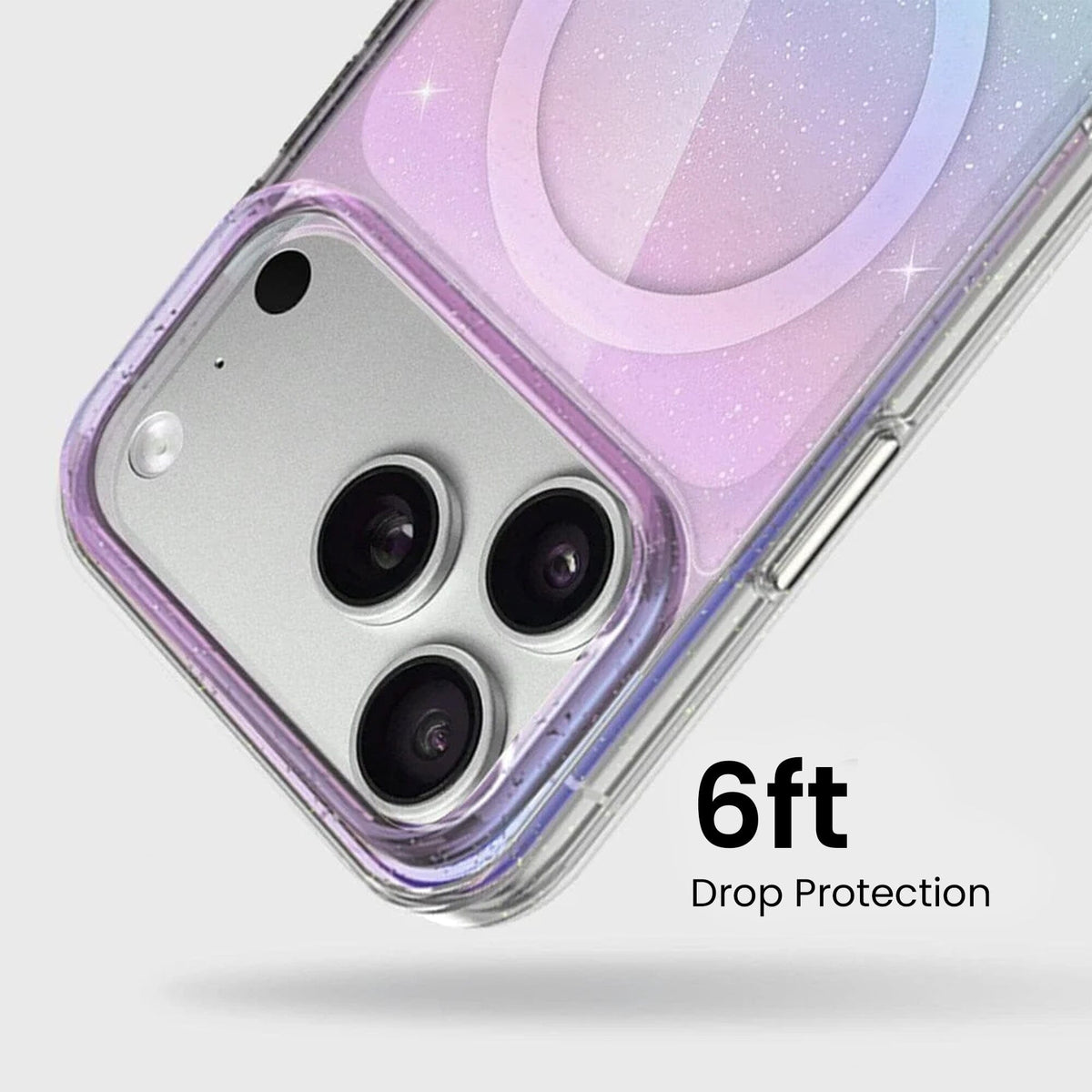 iPhone 18 Pro Iridescent Clear Case