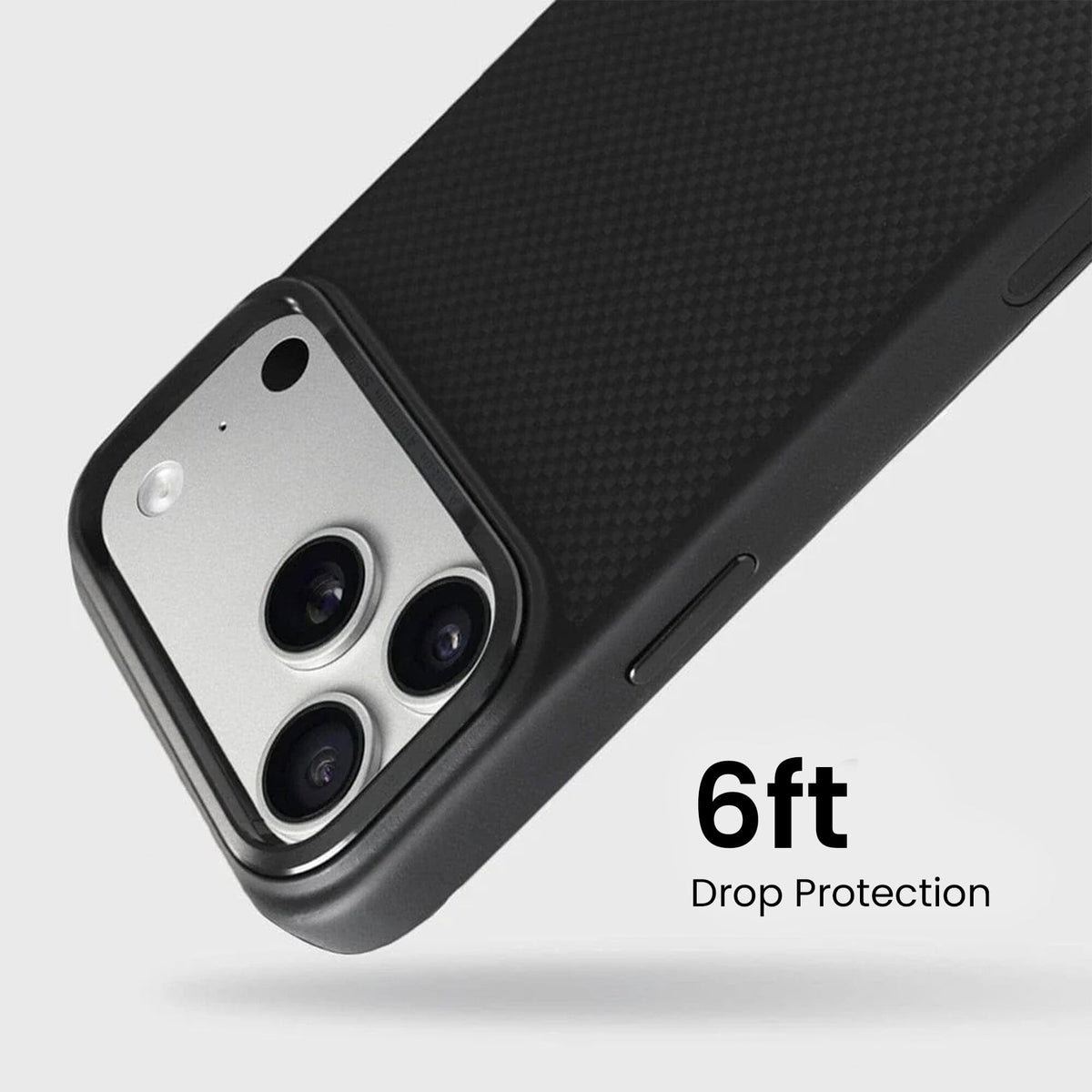 iPhone 18 Pro Aramid Fiber Weave Black Case