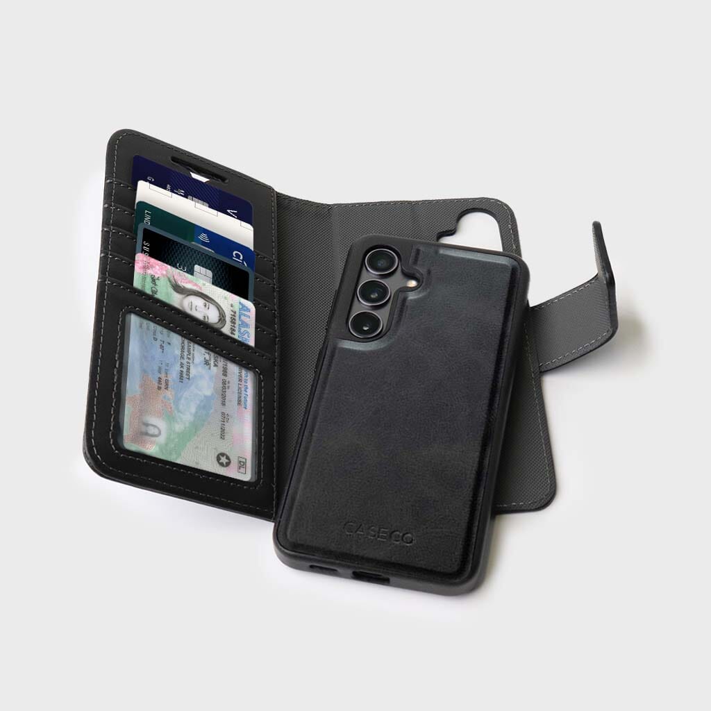 Samsung Galaxy S26 Leather Wallet Case With MagSafe | RFID Blocking + 5 Card Slots