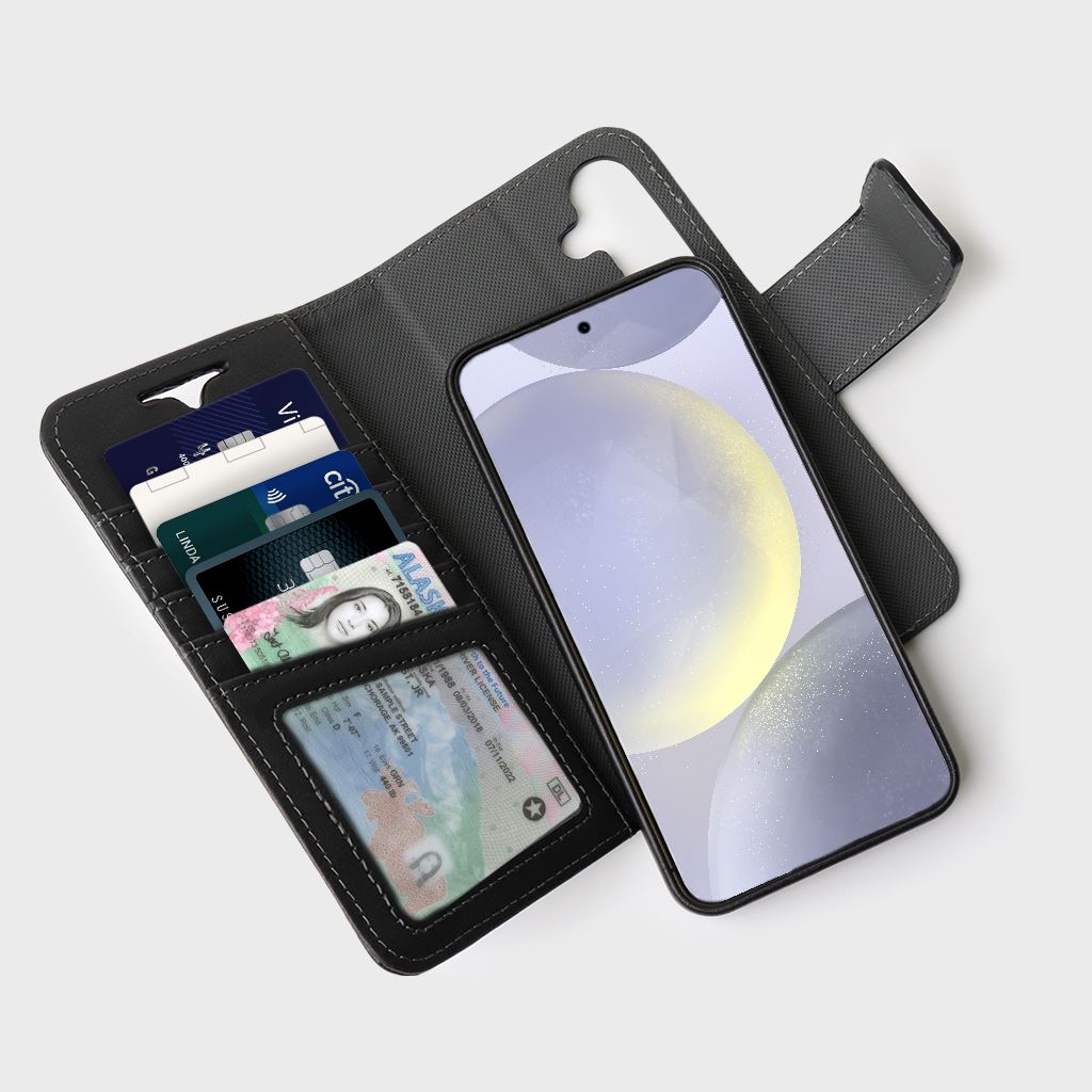 Samsung Galaxy S26 Leather Wallet Case With MagSafe | RFID Blocking + 5 Card Slots