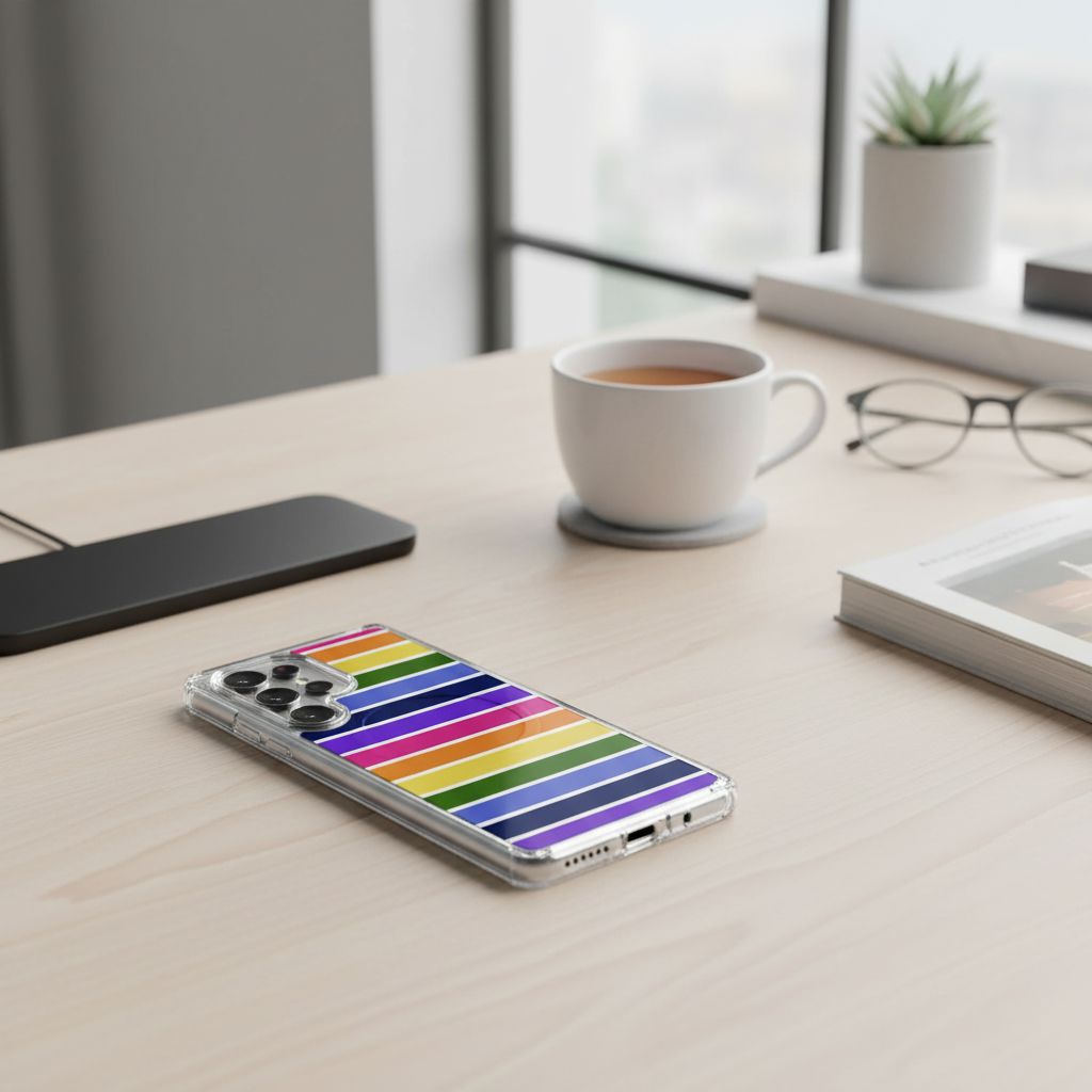 Samsung Galaxy S26 Ultra Clear Design Case - Pride