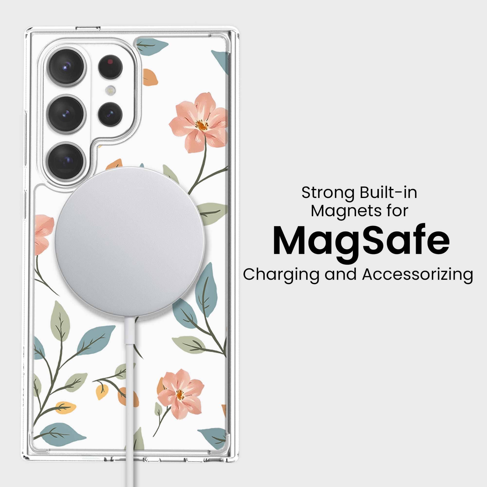 Samsung Galaxy S26 Ultra Easter Floral Clear Case