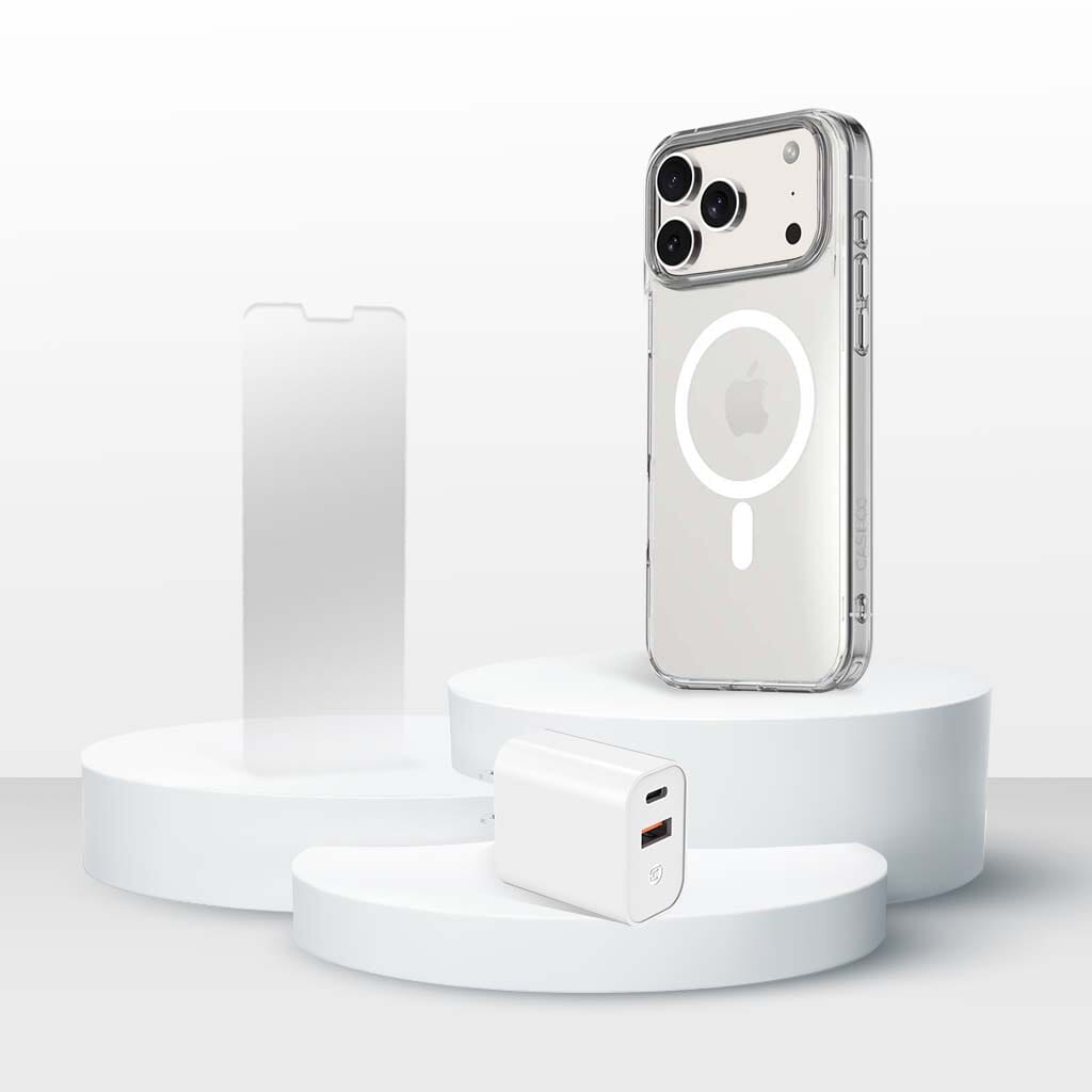 iPhone 17 Pro Case, Charger & Screen Protector Starter Kit