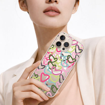 iPhone 16 Pro Clear Case - Graffiti Design