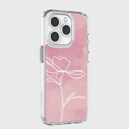 iPhone 15 Pro Case With MagSafe - Pink Flower