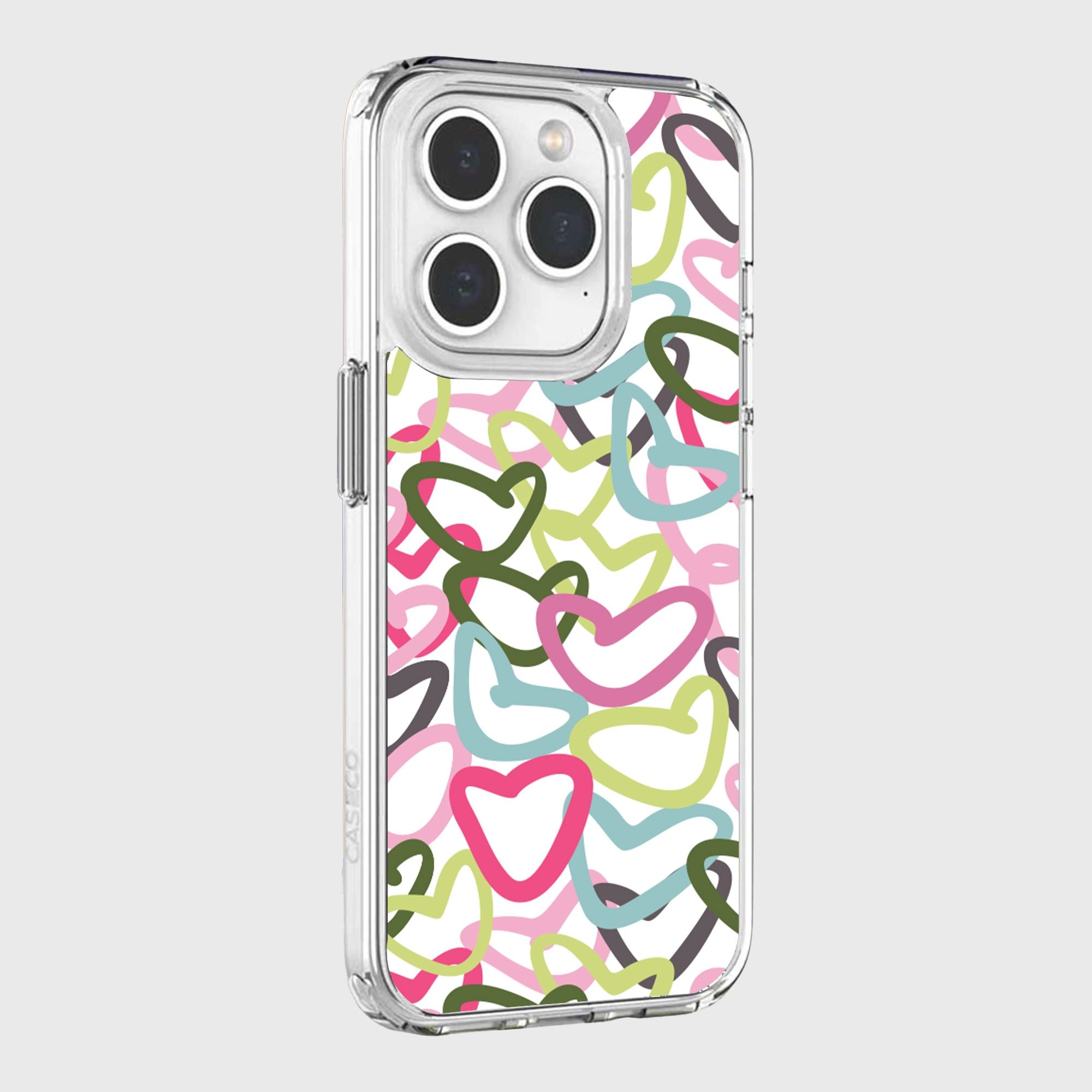 iPhone 15 Pro Clear Case - Graffiti Design