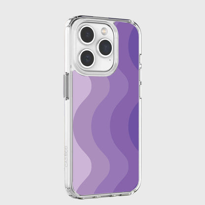 iPhone 15 Pro Case With MagSafe - Purple Wave