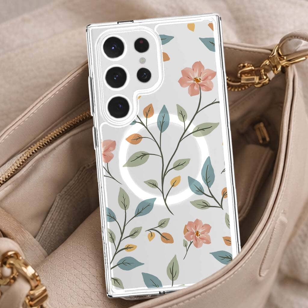 Samsung Galaxy S25 Ultra Easter Floral Clear Case