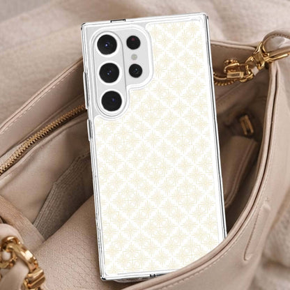 Samsung Galaxy S26 Ultra Clear Design Case - Petal Gold