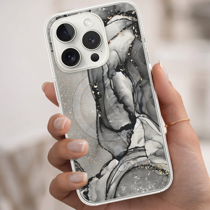 iPhone 15 Pro Case With MagSafe - Black Marble