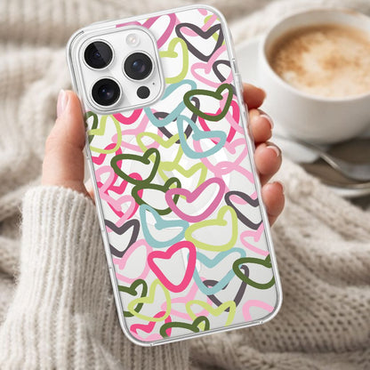 iPhone 16 Pro Max Clear Case - Graffiti Design