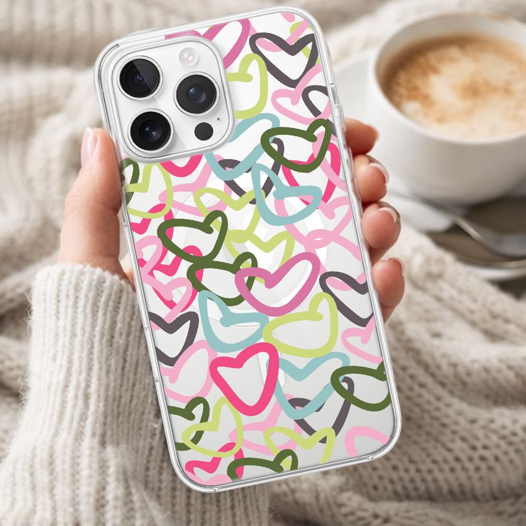 iPhone 16 Pro Clear Case - Graffiti Design