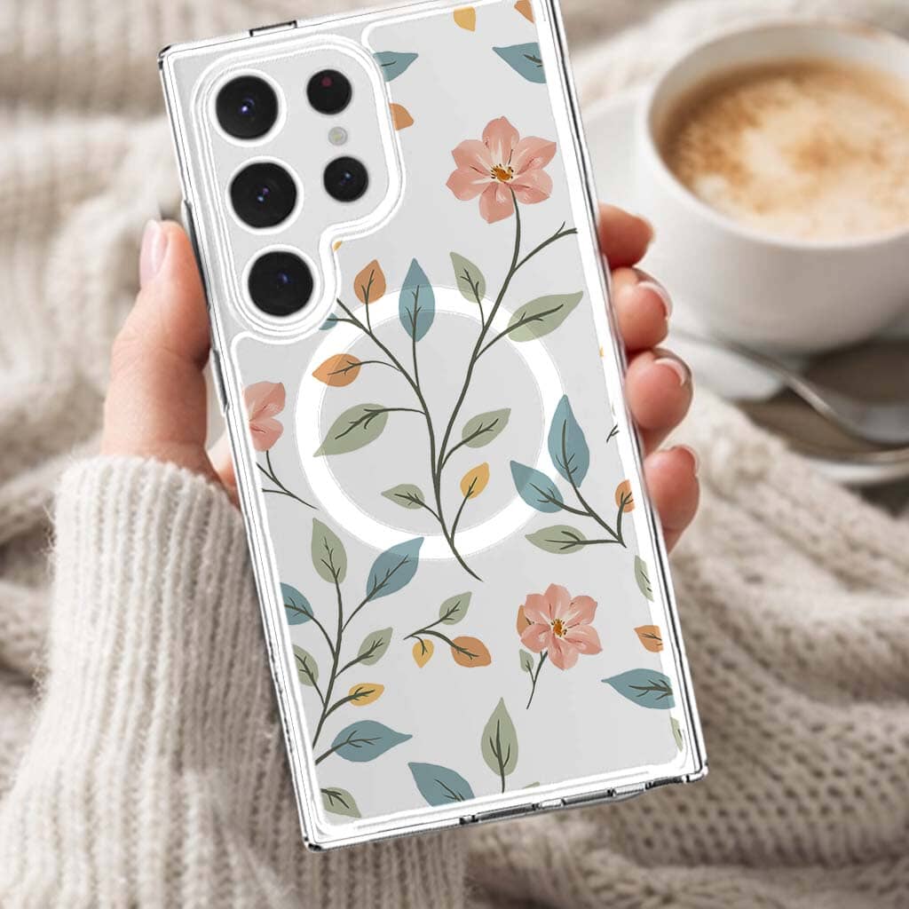 Samsung Galaxy S25 Ultra Easter Floral Clear Case