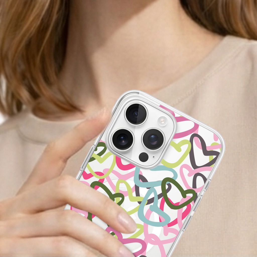 iPhone 16 Pro Clear Case - Graffiti Design