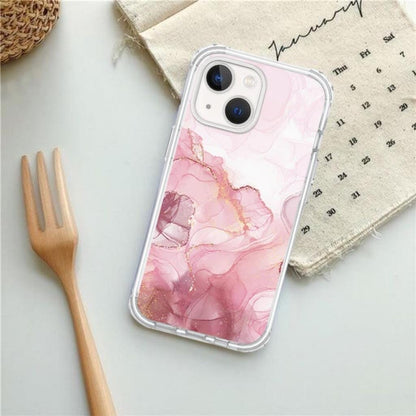 iPhone 15 Case With MagSafe - Pink Marble