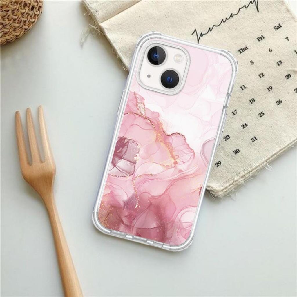 MagSafe iPhone 13 Pink Marble Case