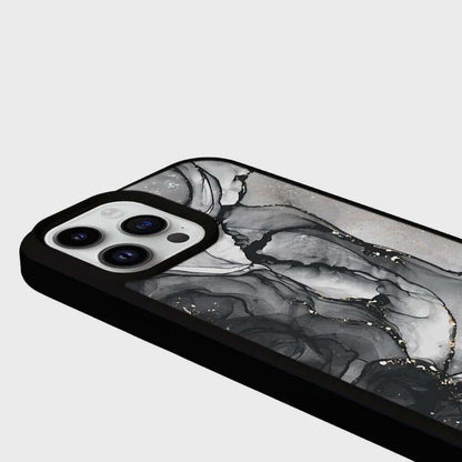 MagSafe iPhone 13 Pro Max Black Marble Case