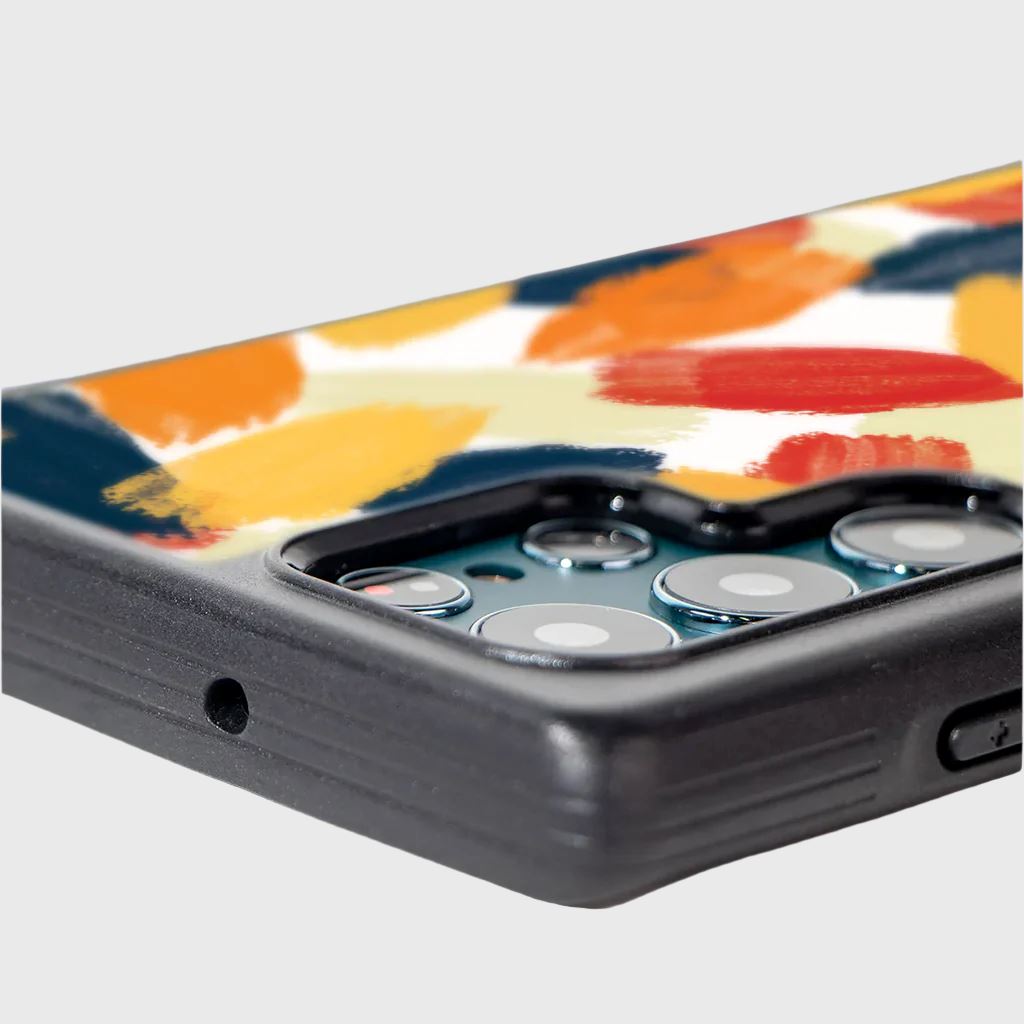 Orange Abstract Samsung Galaxy S22 Ultra Case