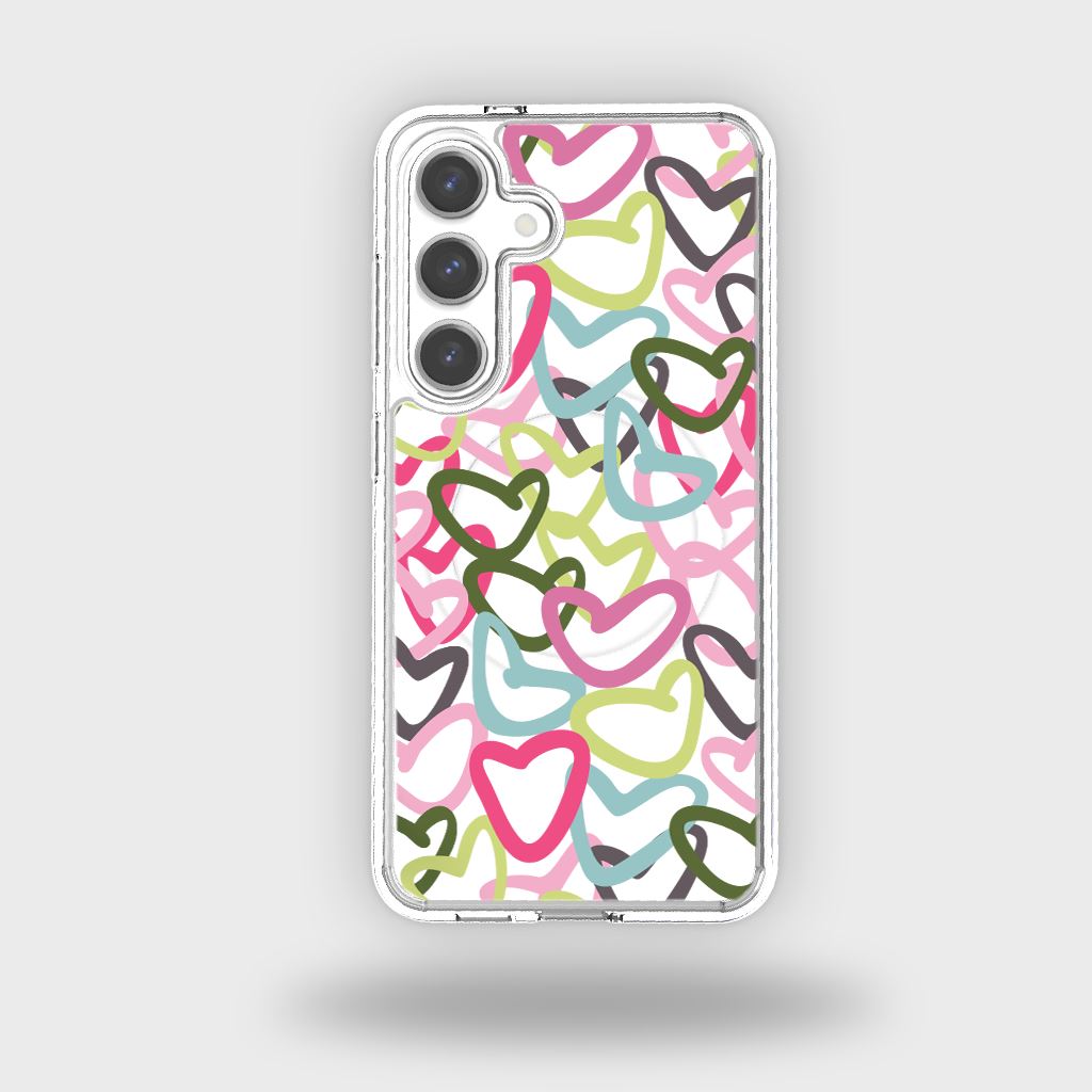 Samsung Galaxy S25 Clear Case - Graffiti Design