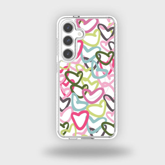 Samsung Galaxy S24 Clear Case - Graffiti Design