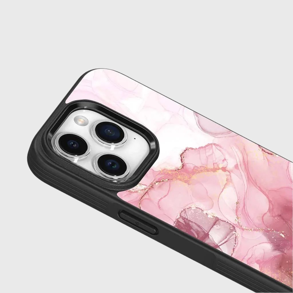 iPhone 15 Pro Case With MagSafe - Pink Marble