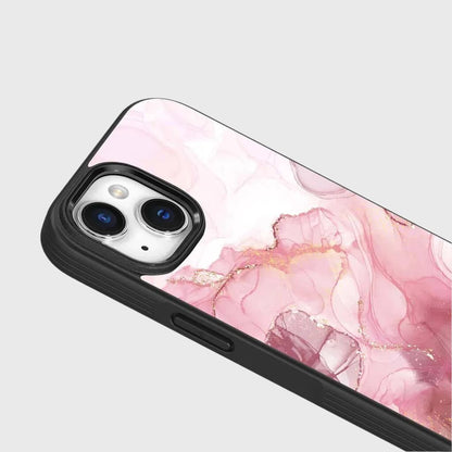 iPhone 15 Plus Case With MagSafe - Pink Marble