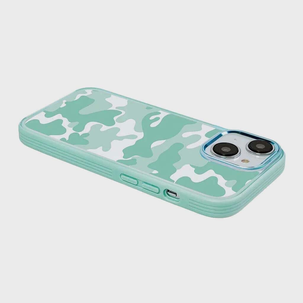 iPhone 15 Case With MagSafe - Teal Camo