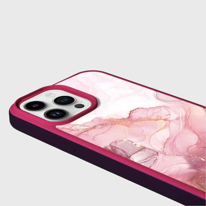 MagSafe iPhone 13 Pro Pink Marble Case