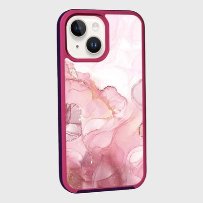 MagSafe iPhone 14 Pink Marble Case