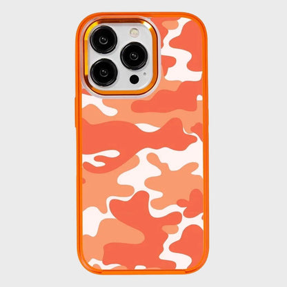 MagSafe iPhone 14 Pro Max Orange Camo Case