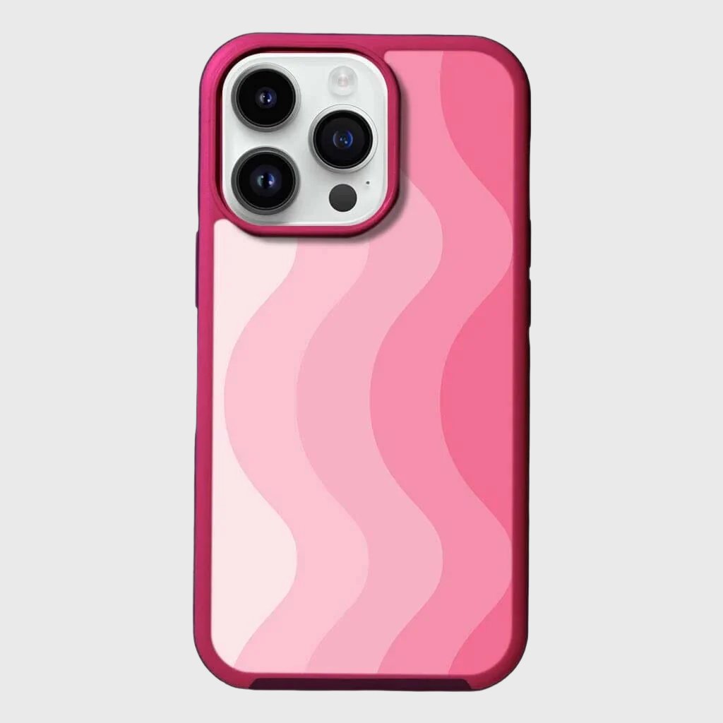 MagSafe iPhone 13 Pro Pink Wave Case