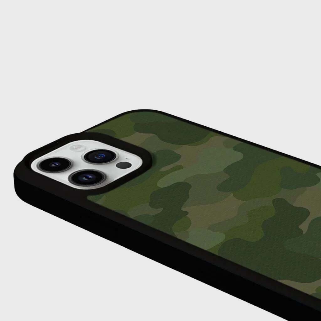 MagSafe iPhone 13 Pro Max Green Camo Case