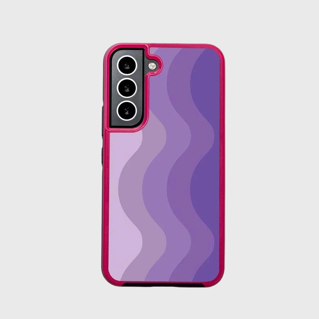 Purple Samsung Galaxy S22 Wave Case