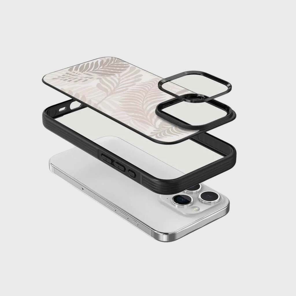 iPhone 15 Pro Case With MagSafe - White Leaf