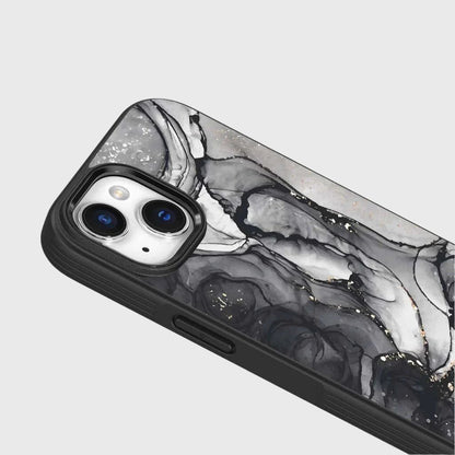 iPhone 15 Case With MagSafe - Black Marble