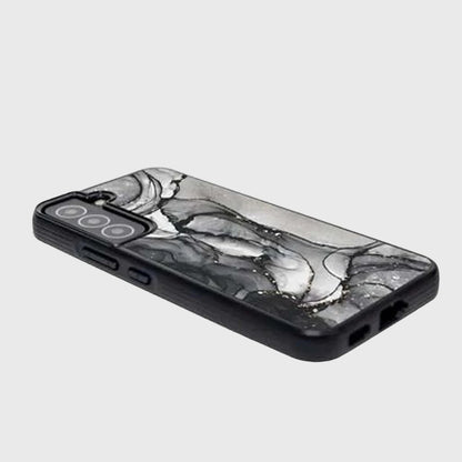 Black Samsung Galaxy S22 Plus Marble Case