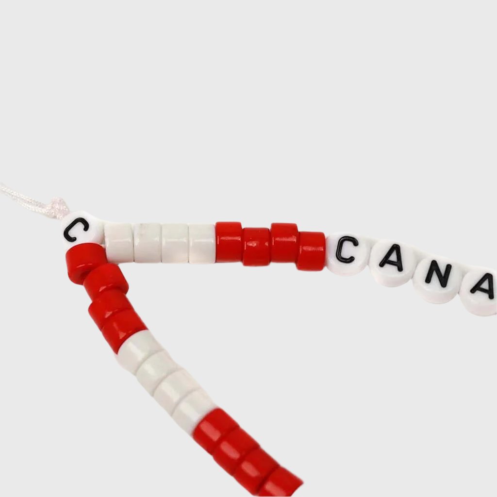 Canada Beaded Phone Charm