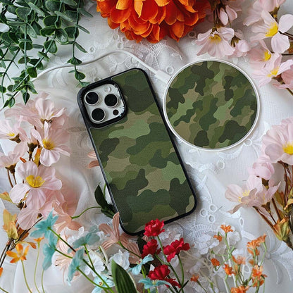 iPhone 15 Pro Max Case With MagSafe - Green Camo