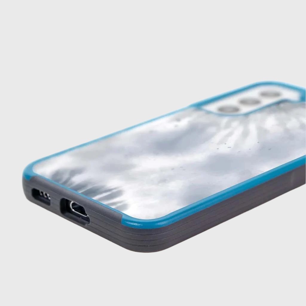 Blue Samsung Galaxy S22 Tie Dye Case