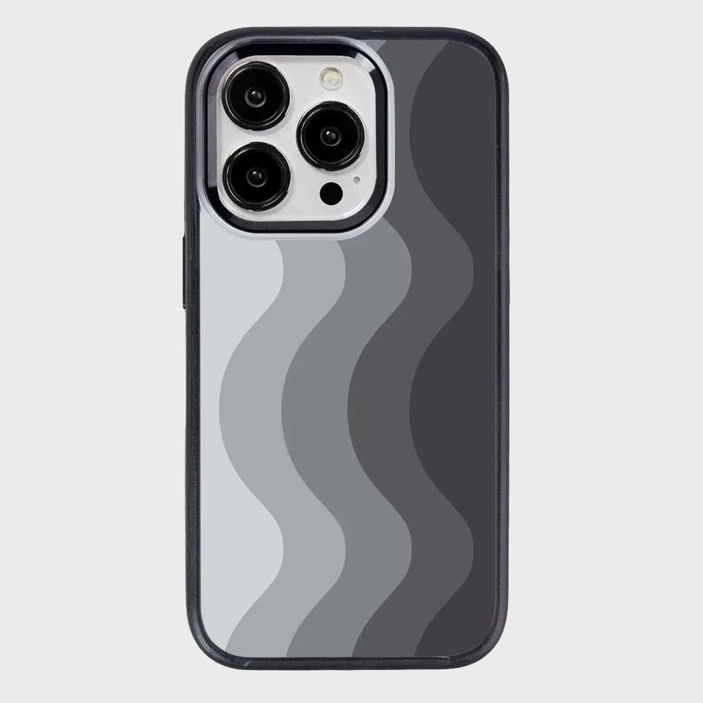 MagSafe iPhone 14 Black Wave Case