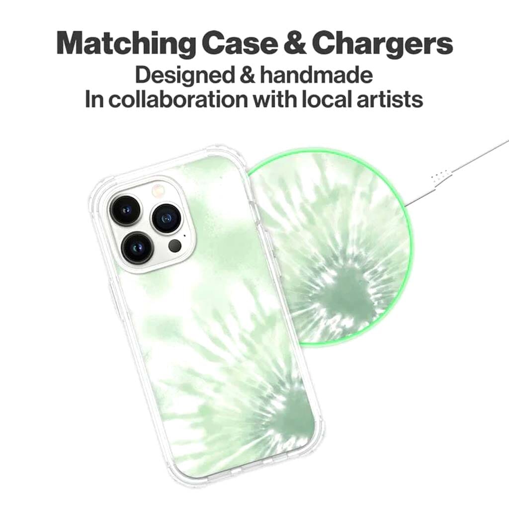 Green Tie Dye - Wireless Charging Pad