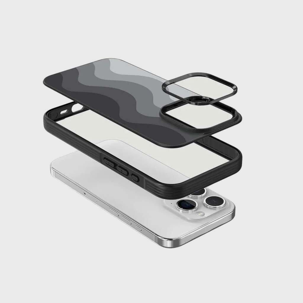 iPhone 15 Pro Max Case With MagSafe - Black Wave