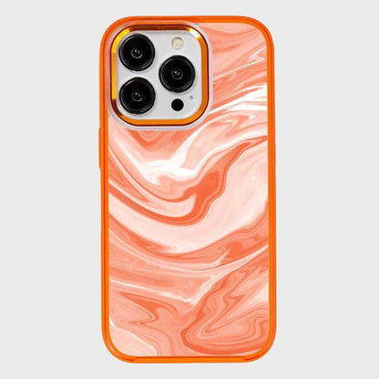 MagSafe iPhone 14 Pro Orange Swirl Case