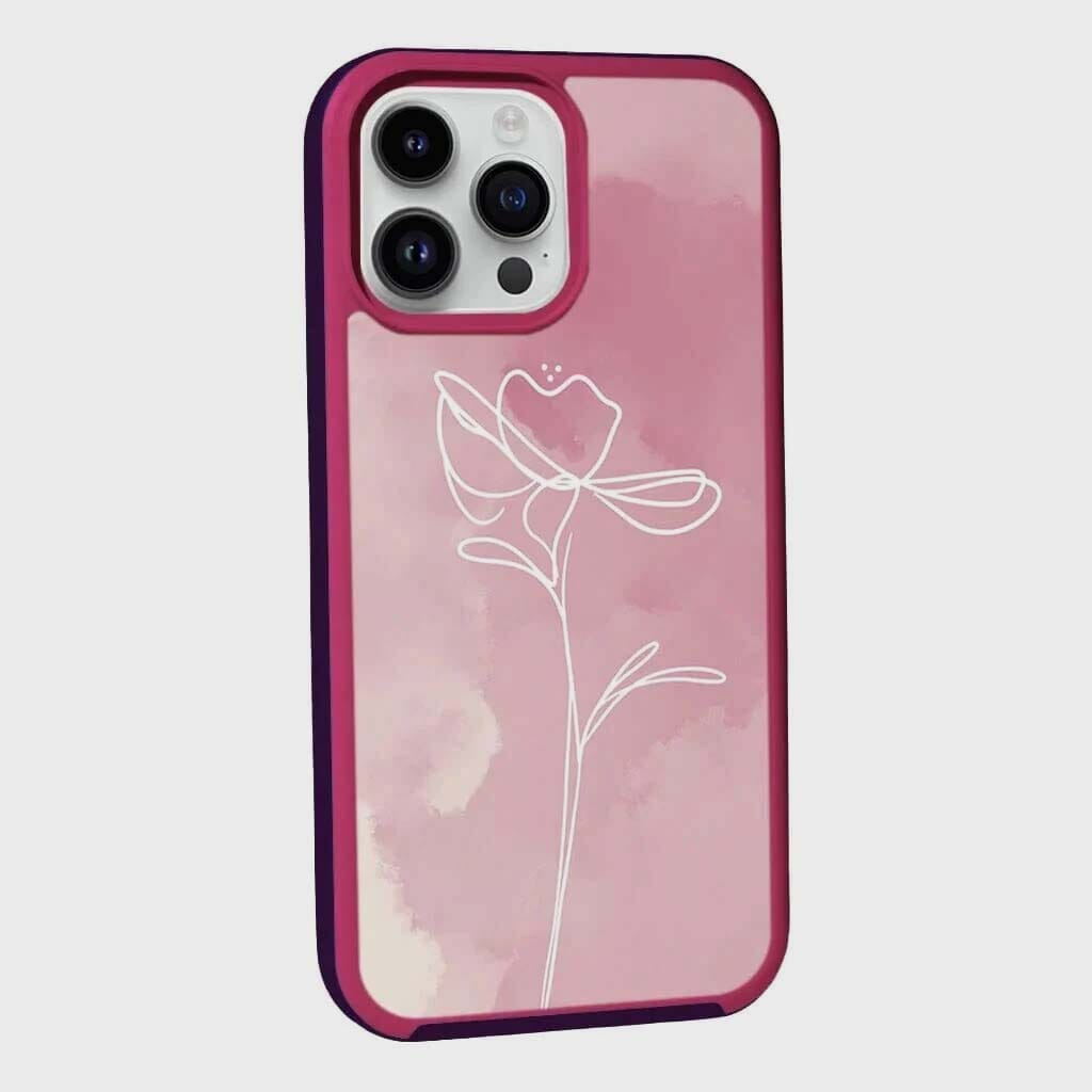 MagSafe iPhone 13 Pro Max Pink Flower Case