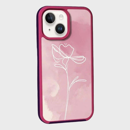 MagSafe iPhone 14 Plus Pink Flower Case