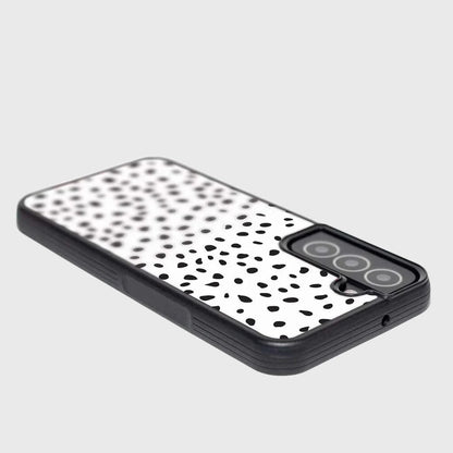 White Polka Dots Samsung Galaxy S22 Case