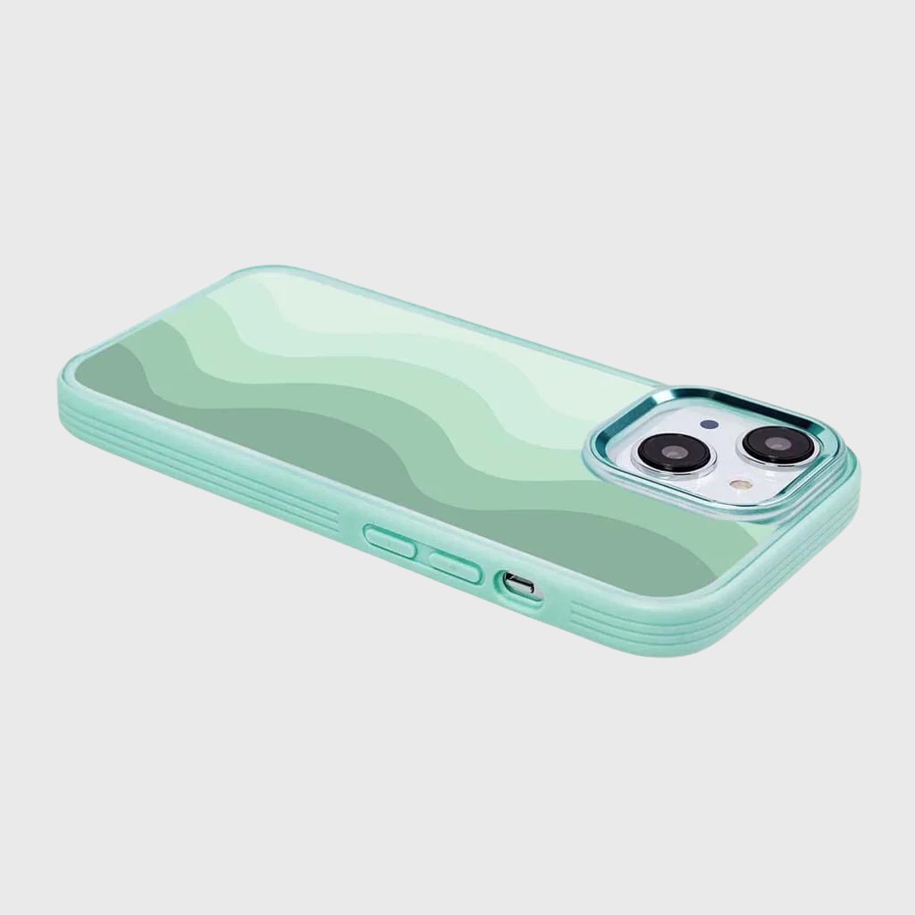 MagSafe iPhone 14 Green Wave Case