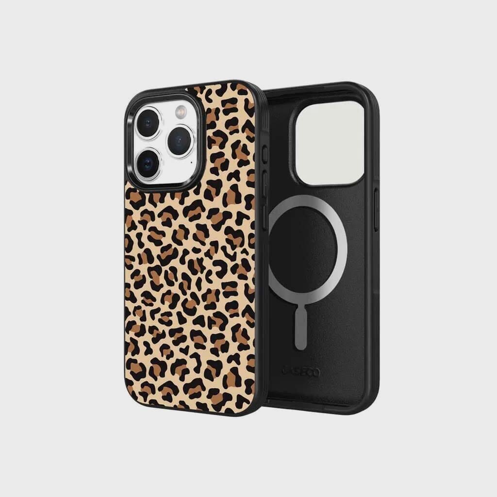 MagSafe iPhone 14 Pro Max Brown Leopard Case